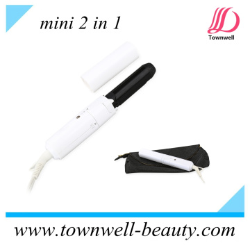 Mini Hair Curler / Straightener 2 in 1 for Travel